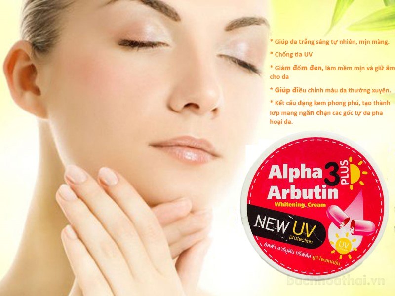 Kem dưỡng trắŉg da toàn thân Alpha Arbutin 3 Plus Whitening Cream