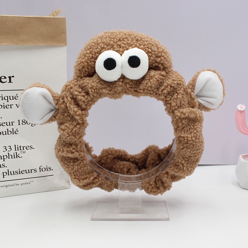 Băng Đô Cài Tóc Mềm Mại Hình Chú Cừu Hoạt Hình Dành Cho Nữ