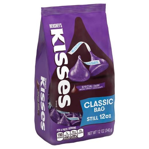 SOCOLA ĐẮNG HERSHEY’S KISSES SPECIAL DARK CHOCOLATE 910g