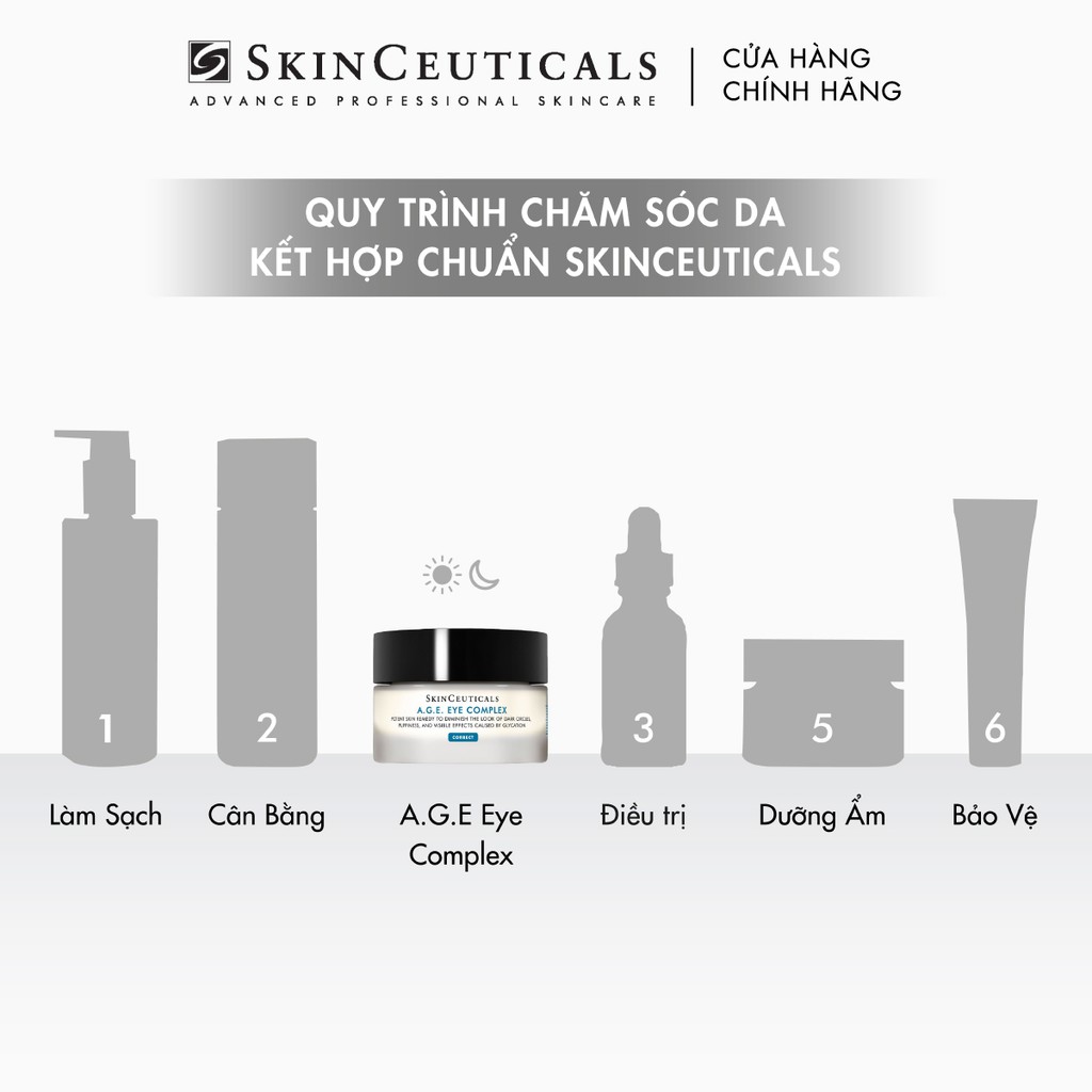 Skinceuticals A.G.E Eye Complex dưỡng ẩm giúp làm giảm nếp nhăn 15ml