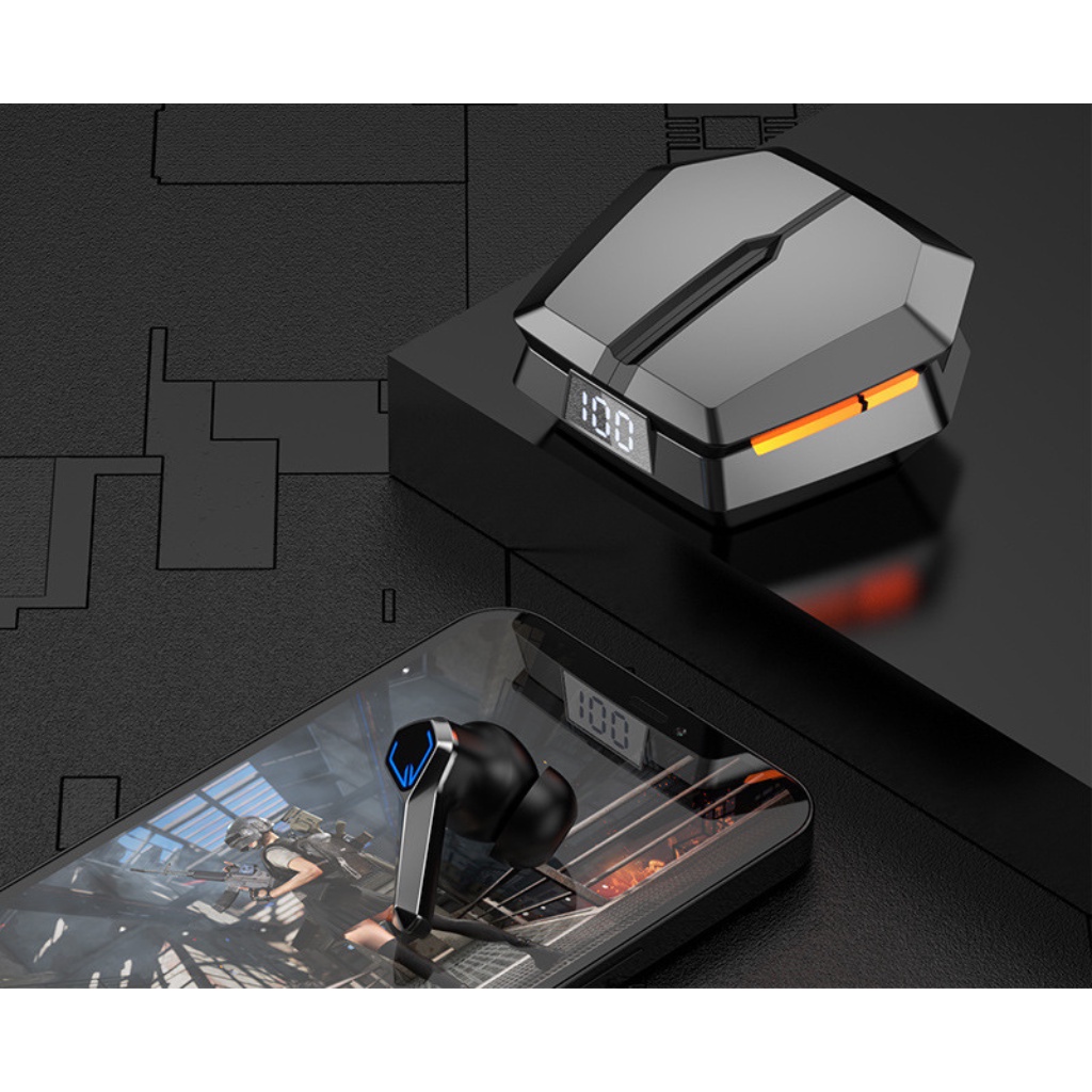 Tai Nghe Chơi Game Không Dây Có Mic, Tai Nghe Gaming Bluetooth 5.3 JX10 TWS, Độ Trễ Cực Thấp