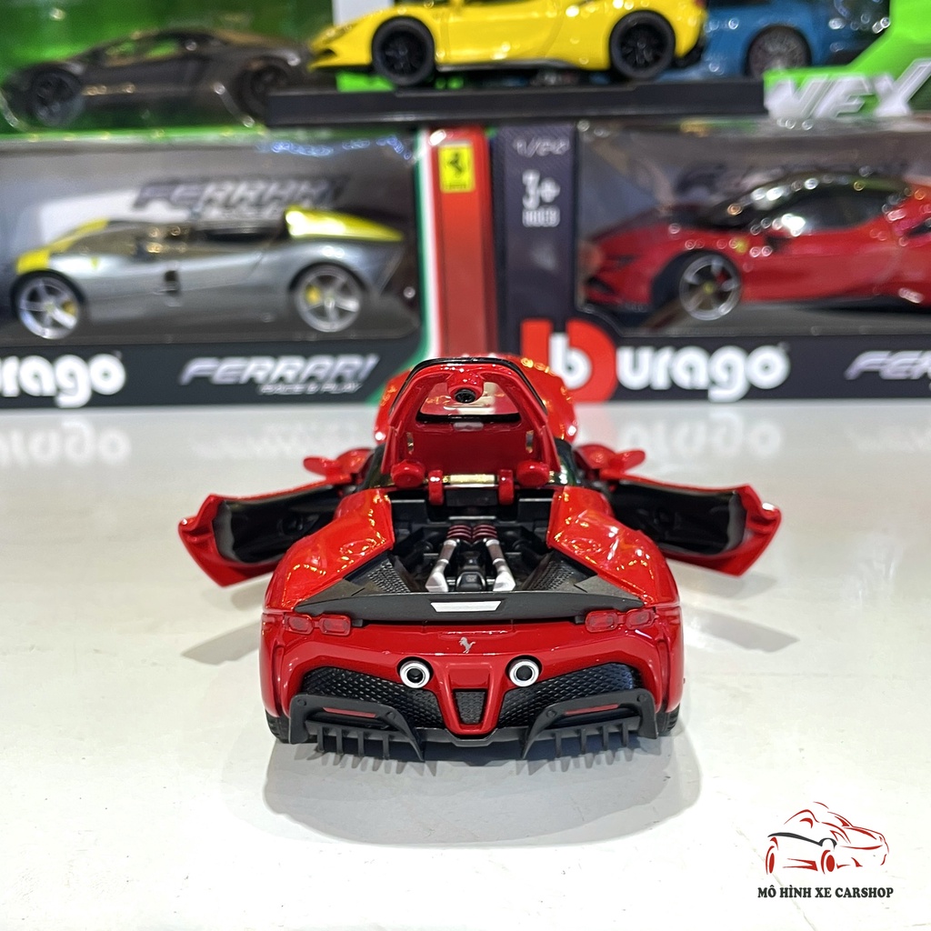 Xe Mô Hình Ferrari SF90 Stralade tỉ lệ 1:32 hãng XHD 2 màu