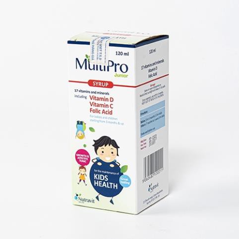 [GIÁ GỐC] Multipro Junior 120ml – Bổ sung 17 loại vitamin cho bé