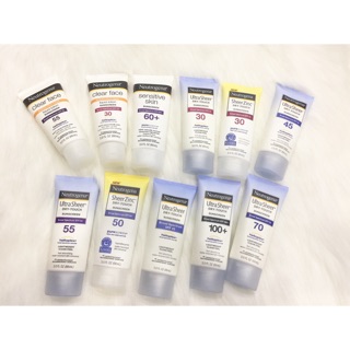  Kem chống nắng Neutrogena về đủ dòng 