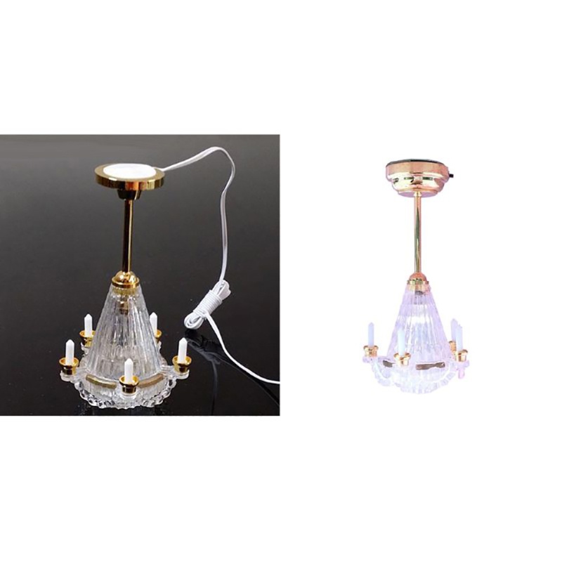 Đèn Trần 1 / 12 Trang Trí Nội Thất Cho Nhà Búp Bê