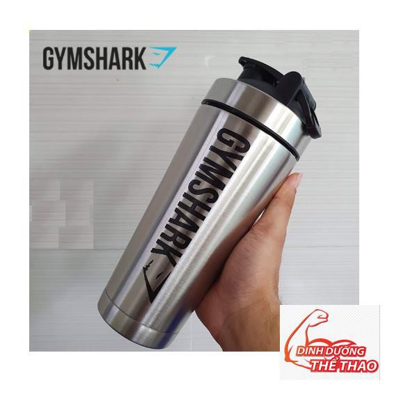 STAINLESS SHAKER GYMSHARK - Bình lắc Kim loại siêu bền Gym shark