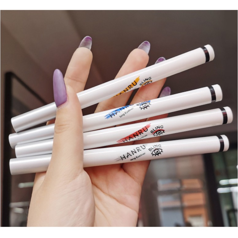 Bút kẻ mắt nước nhiều màu lâu trôi, không lem Hanru Long Eyeliner 1.5g