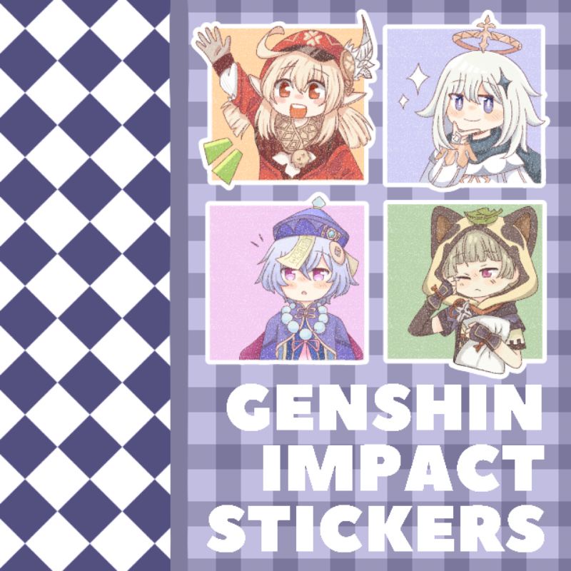 Hình Dán Tác Động Genshin!!! | Áo Thun In Hình anime Đẹp Mắt Cao Cấp