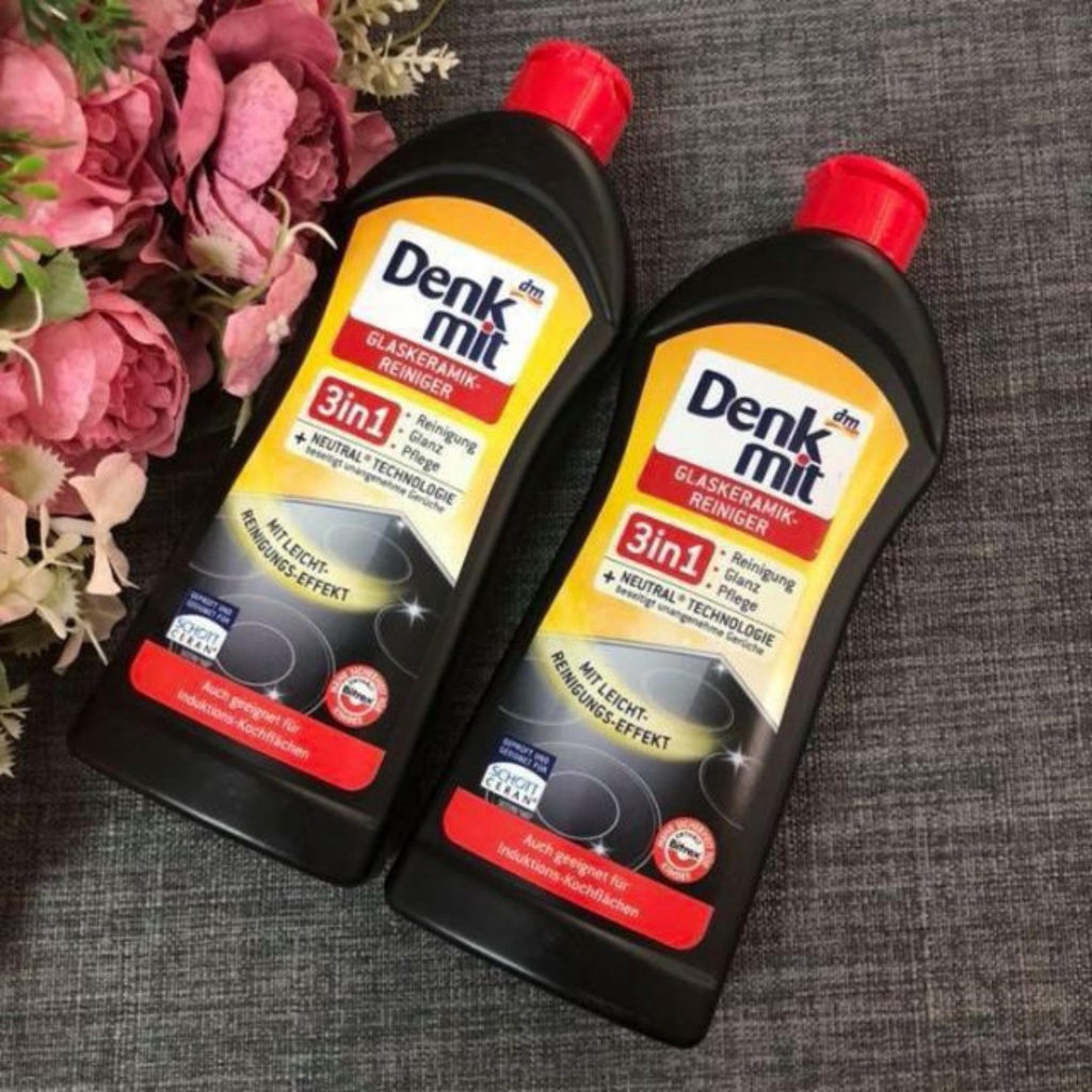 Dung dịch vệ sinh bếp từ DENKMIT 3in1 300ml làm sạch bóng, khử mùi