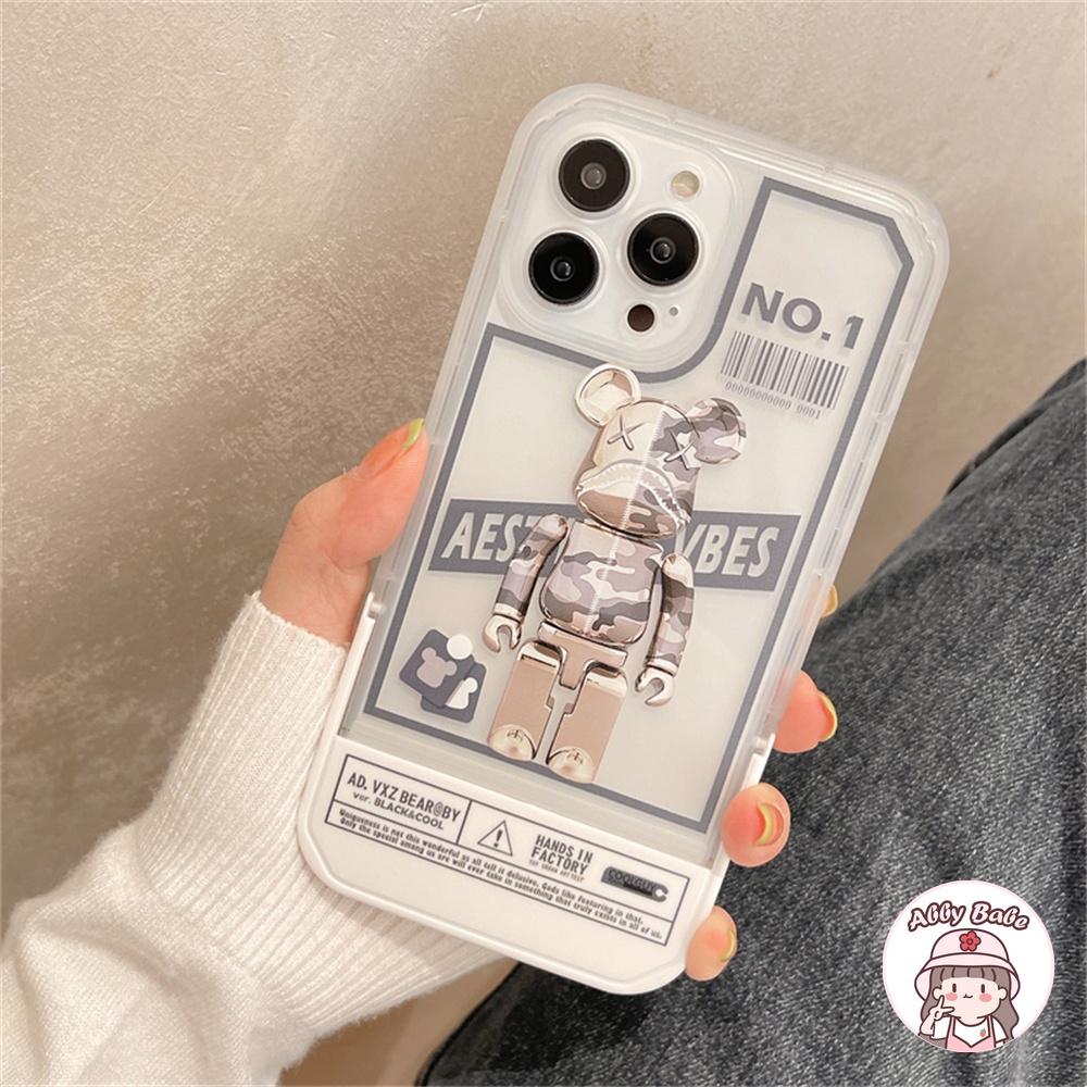 Ốp Điện Thoại TPU Mềm Mỏng Trong Suốt Hình Chữ Mand Kaws Cho Iphone 11 7Plus 13 12 11 Pro Max X XS 12 13 XR