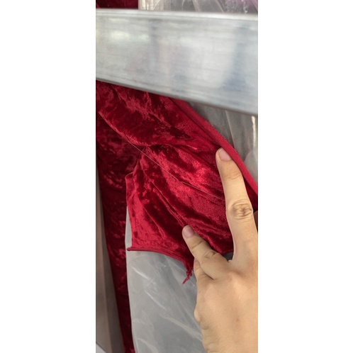 Vải nhung nhám may sườn xám, áo dài, váy đầm, drap spa