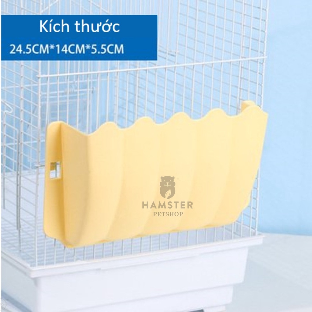 Máng cỏ khô gắn lồng Guinea Pig (bọ ú, chuột lang), thỏ, sóc bắc mỹ, chinchilla