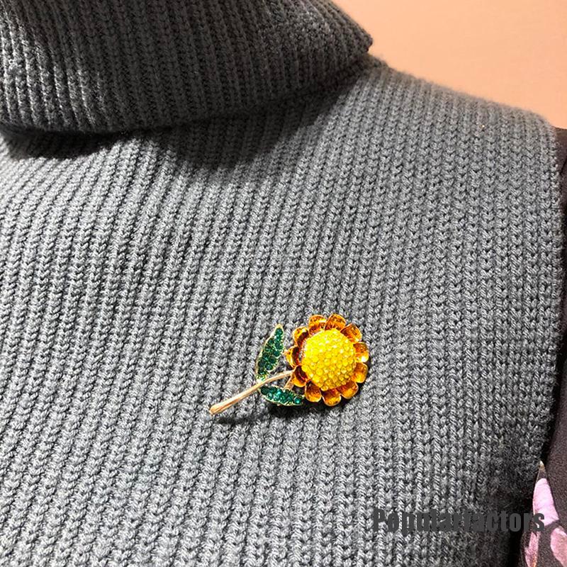 Ghim Cài Áo Hình Hoa Hướng Dương Thời Trang
