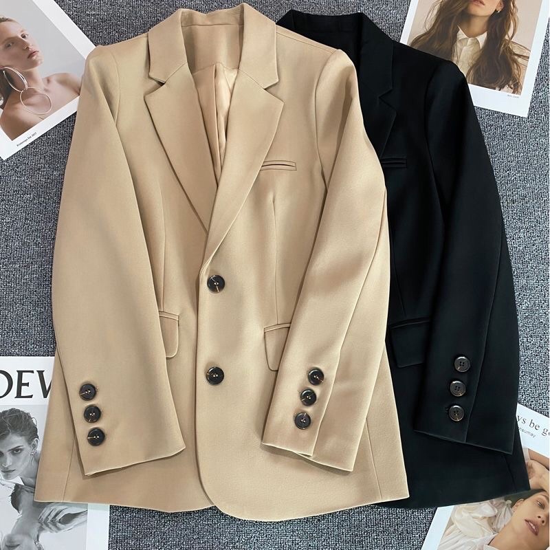 Áo vest blazer thiết kế mới cực đẹp, Áo khoác blazer phong cách Hàn quốc hàng loại đẹp 2 lớp
