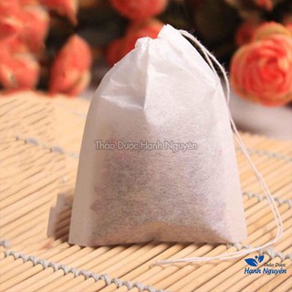 Túi lọc trà thảo mộc kèm dây rút tiện lợi, túi lọc từ vải không dệt, nhiều kích thước