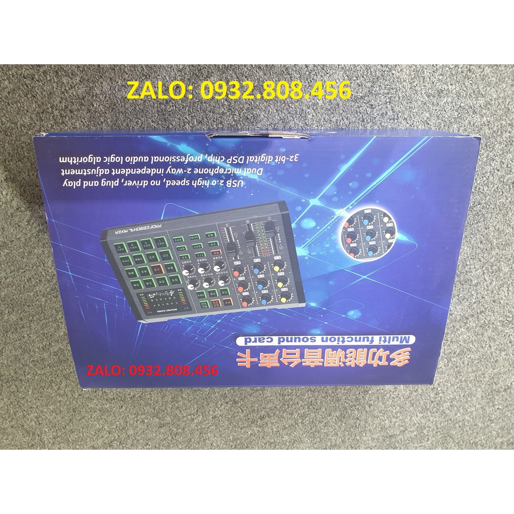 Sound card S8 2020 Có 2 Cổng Mic Và Tích Hợp Cổng Nhạc Cụ