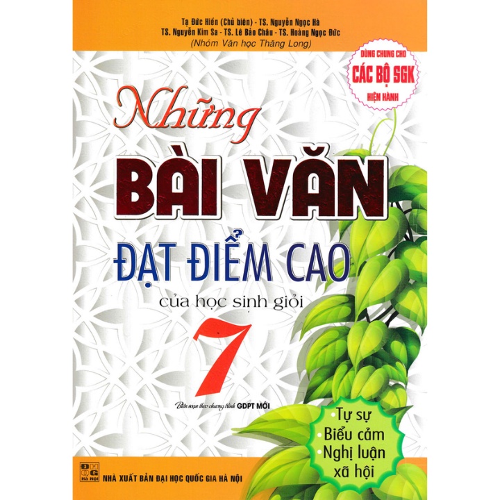 Sách - Những Bài Văn Đạt Điểm Cao Của Học Sinh Giỏi 7 - HA
