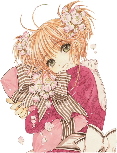 Poster anime sakura a4 nhiều mẫu coa đề can bóc dán