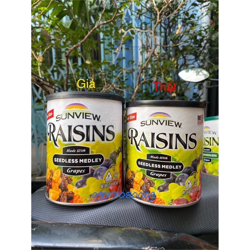 NHO KHÔ MỸ SUNVIEW RAISINS 425G - date 2021 (Đủ loại) | BigBuy360 - bigbuy360.vn