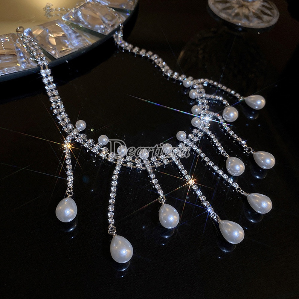 Vòng cổ Chuỗi Ngọc Trai Sang Trọng Thời Trang