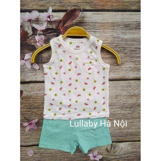 [Lullaby] Bộ sát nách (Ba lỗ) vân thoáng cao cấp (3m-4y)
