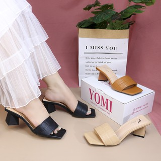 (FREESHIP) Dép guốc quai ngang chần chỉ thời trang nữ đi học, đi chơi, đi dạo thường ngày bestseller