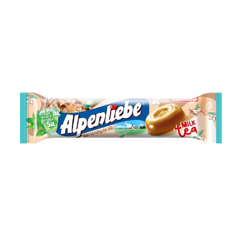 Kẹo Alpenliebe dạng thỏi 5vị (Xoài Muối Ớt ,Bạc Hà Socola ,Trà Sữa ,Dâu Kem ,Caramen)