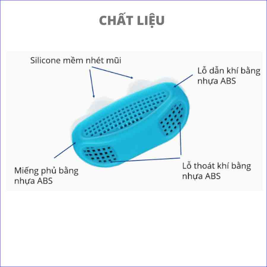Chống Ngáy Ngủ - Dụng Cụ Chống Ngáy Ngủ 2 in 1 Chính Hãng