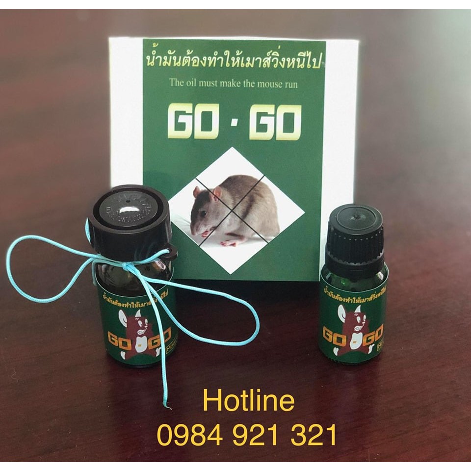 <COMBO 2 LỌ> Tinh dầu chống chuột khoang máy GOGO - THAILAND