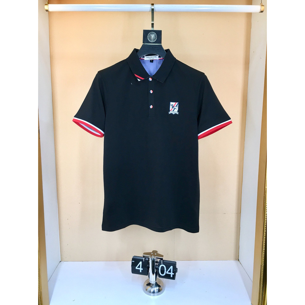 Original 2021 Latest  Men's Gray Short Sleeve Polo Shirts Size: M-3XL 003389