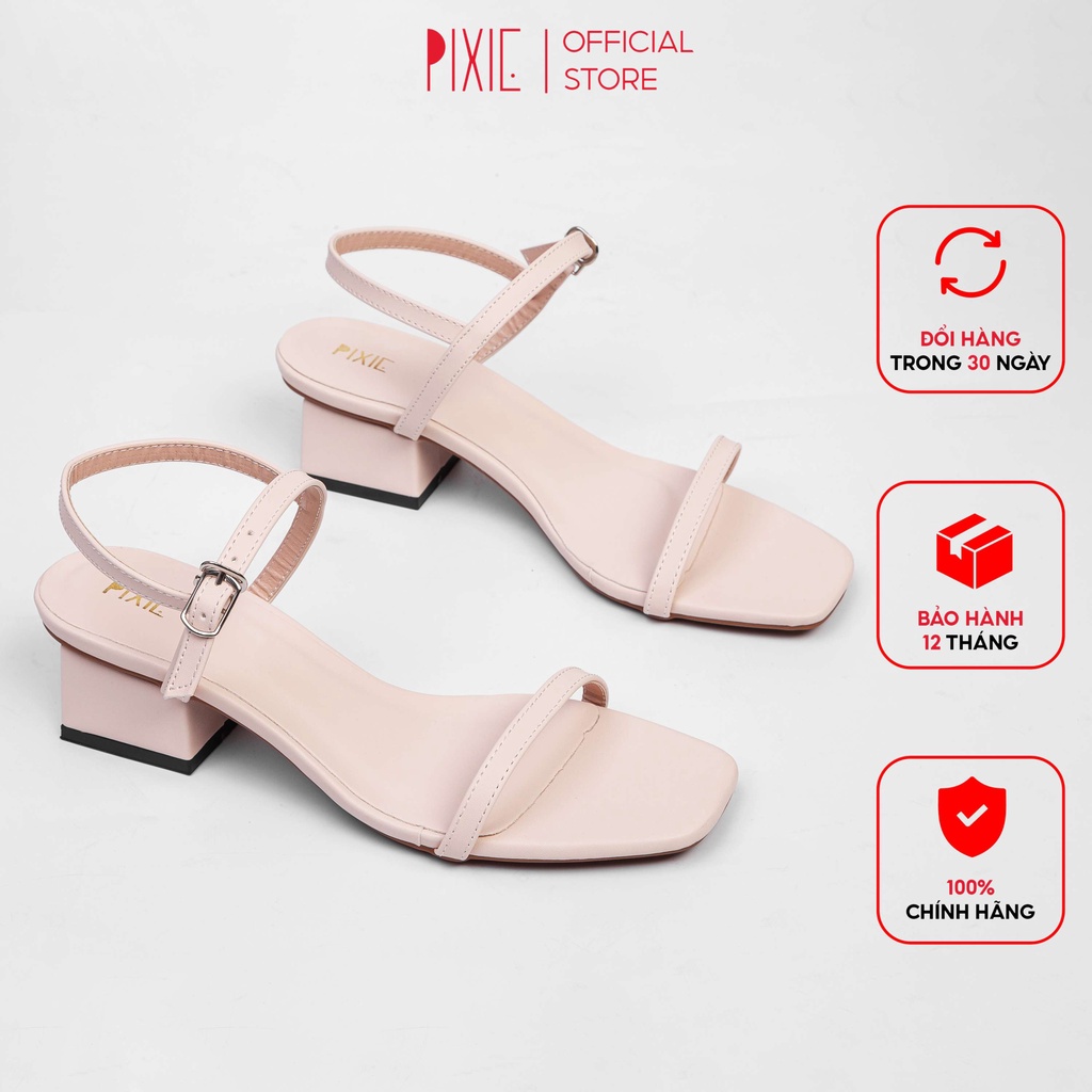 Giày Sandal 3cm Quai Mảnh X957 Pixie