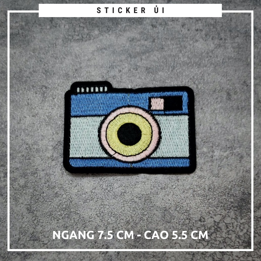 Sticker ủi áo Cao cấp - CÓ SẴN KEO ỦI - sticker vải dùng làm miếng vá áo, phụ kiện trang trí quần áo, balo, giày, nón