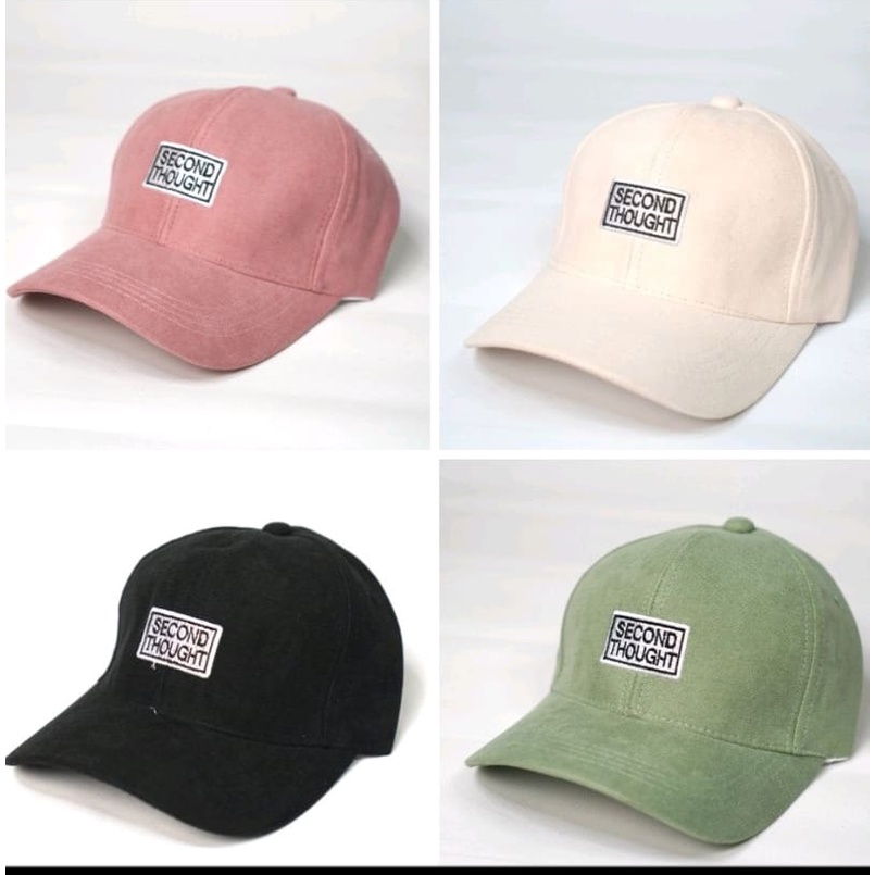 Lưỡi Trai Thêu Chữ SECOND THOUGHT Unisex Fmstyle SaigonThời Trang Nam Nữ Cá Tính Độc Đáo