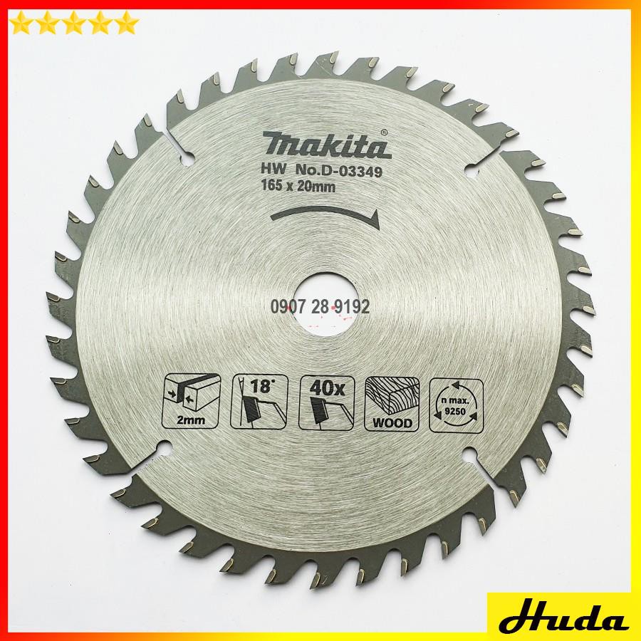 Đĩa cắt gỗ Makita 165 x20mm D-03349