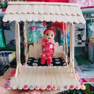 Xích đu bằng que kem