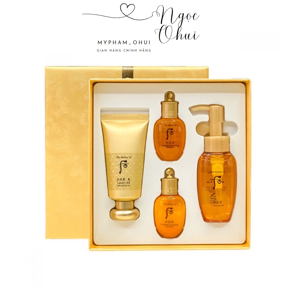 Bộ Kem BB trang điểm hoàng cung cao cấp Whoo Gongjinhyang Mi Luxury BB Cream SPF20/PA++