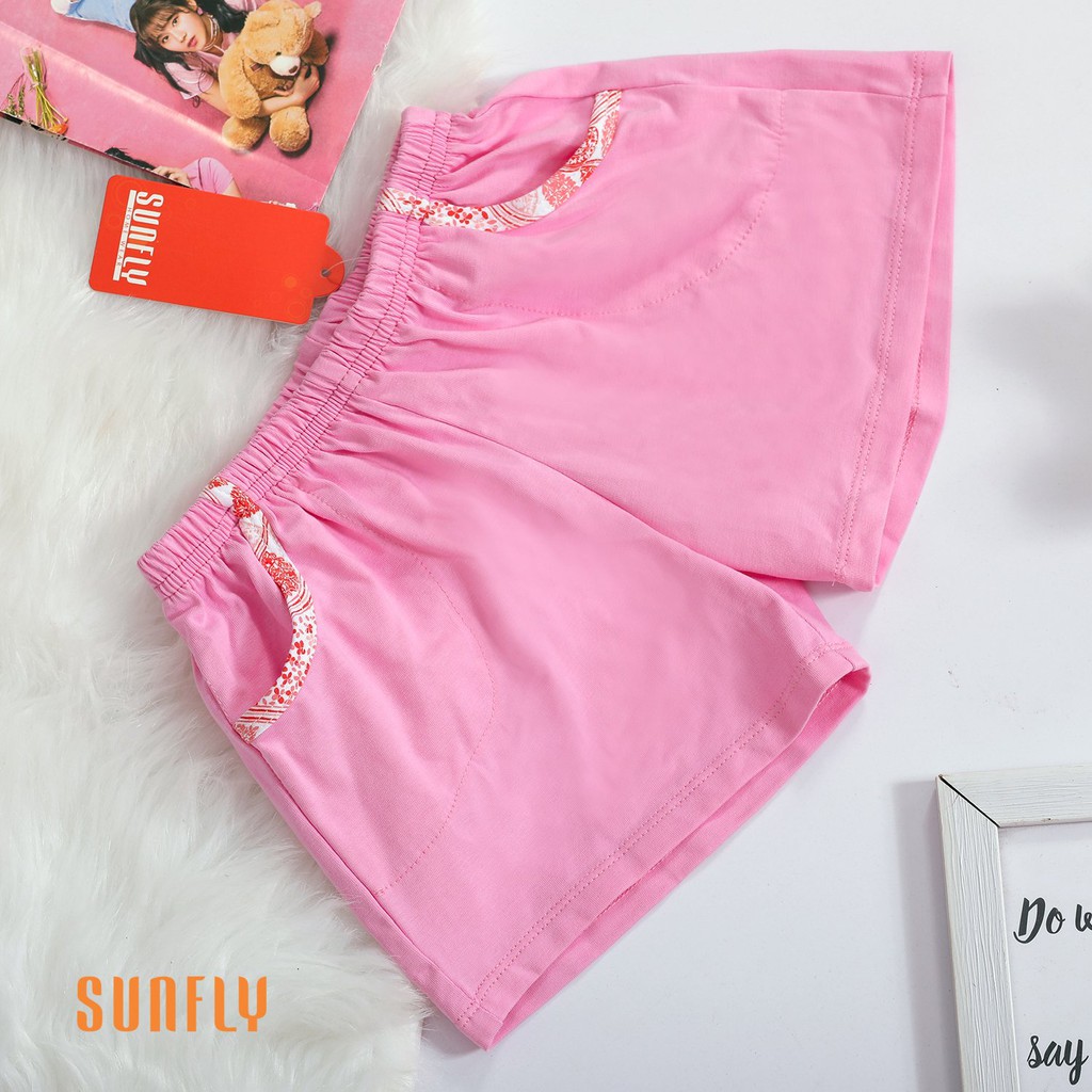 QUẦN ĐÙI COTTON TRƠN NHIỀU MÀU CHO BÉ