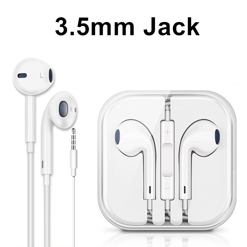 Tai Nghe Nhét Tai Bluetooth Có Dây/ Mic Cho Iphone 11 Pro Max X Xr Xs 8 7 6 6s Plus 5 5s | BigBuy360 - bigbuy360.vn