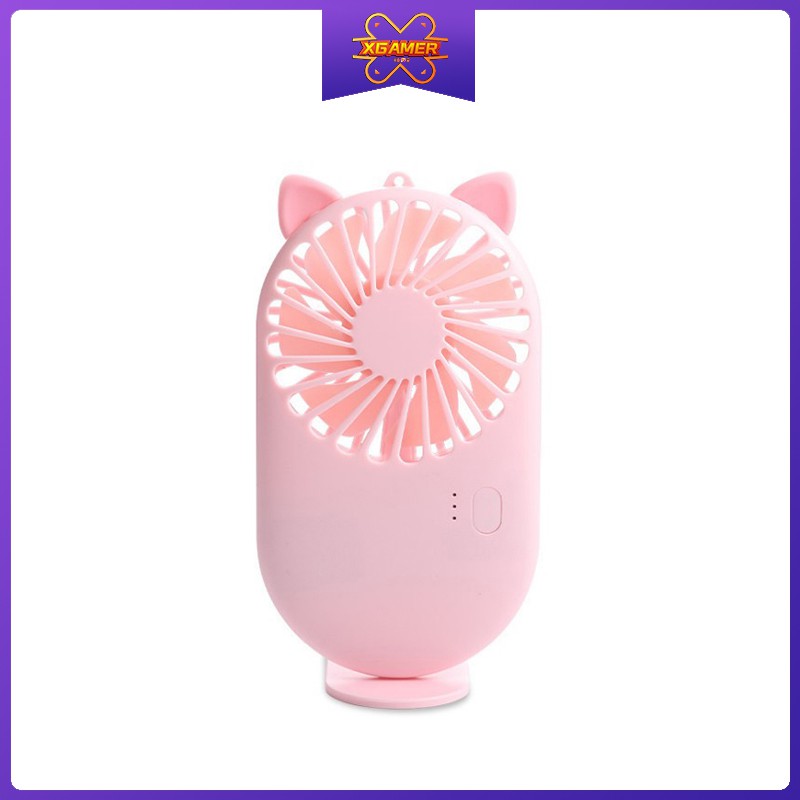 XGamer Mini Macaron fan Cute Handheld 3 Modes USB Battery Charger Cooling Outdoor / Office / Travel During Summer