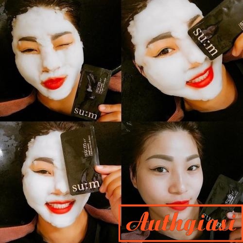 Lẻ 1 miếng mặt nạ Sum thải độc sủi bọt