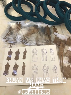 100k/ bộ khuôn vẽ phác thảo TK rập 3D
