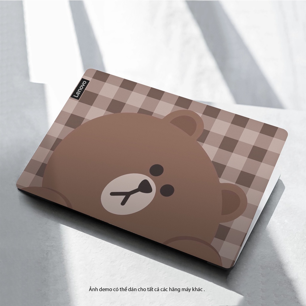 Skin Dán Laptop Mẫu Gấu Brown mã KS 030