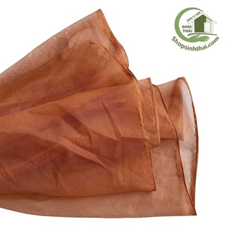 Vải voan màu nâu