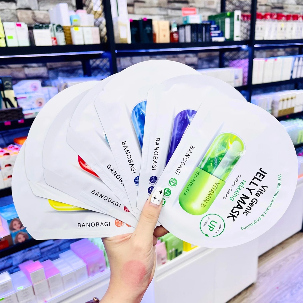 MBC M08 Mặt nạ giấy Banobagi Mask Dưỡng Ẩm Trắng Da bổ sung Vitamin A B C E Chống Lão Hoá