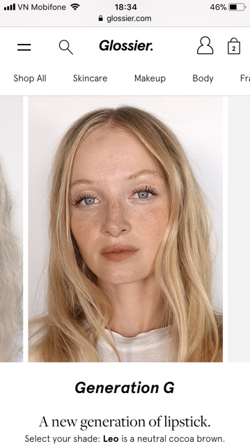 Gom order Son Glossier generation g phiên bản mới !