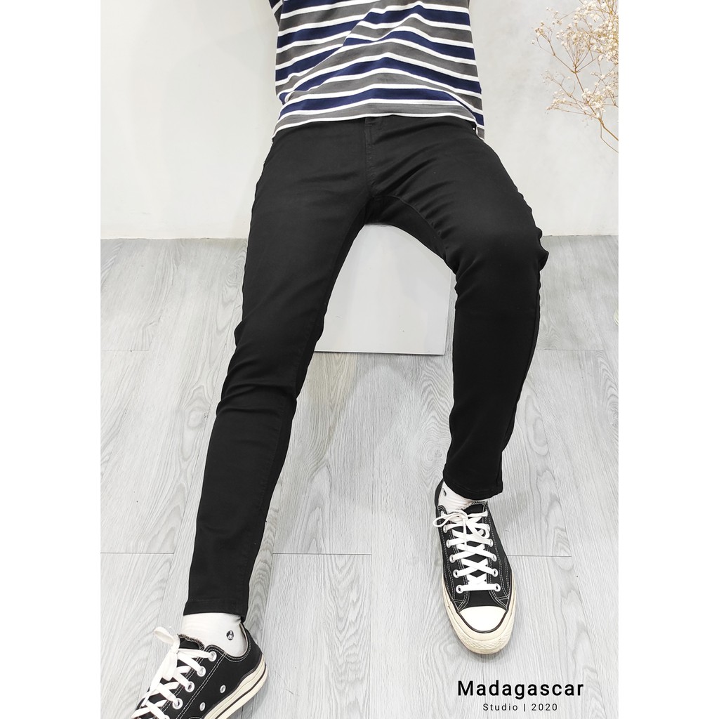 Quần Jean Nam Đen Rách- Madagascar Studio | BigBuy360 - bigbuy360.vn