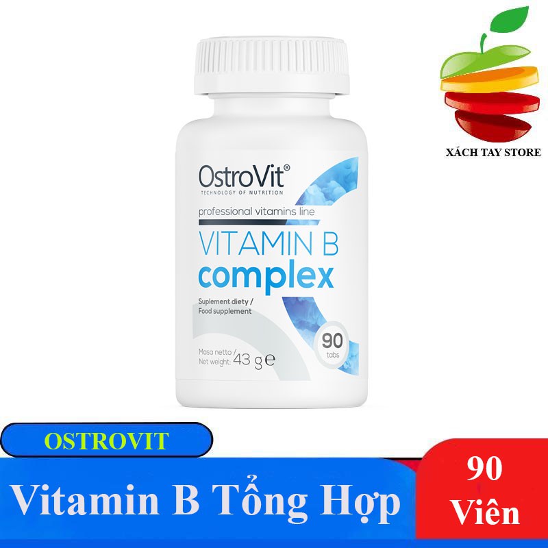 Viên Bổ Sung Vitamin B Tổng Hợp B - Complex Ostrovit - 90 Viên