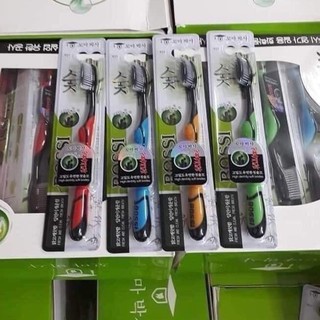 BÀN CHẢI ĐÁNH RĂNG THAN TRE HOẠT TÍNH HÀN QUỐC BOSSI