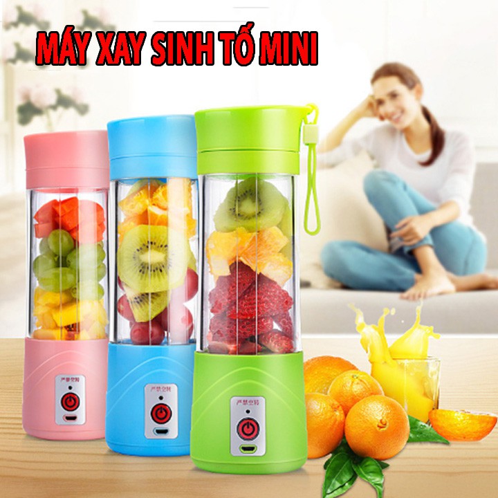 Máy xay mini 2 trong 1 sạc điện
