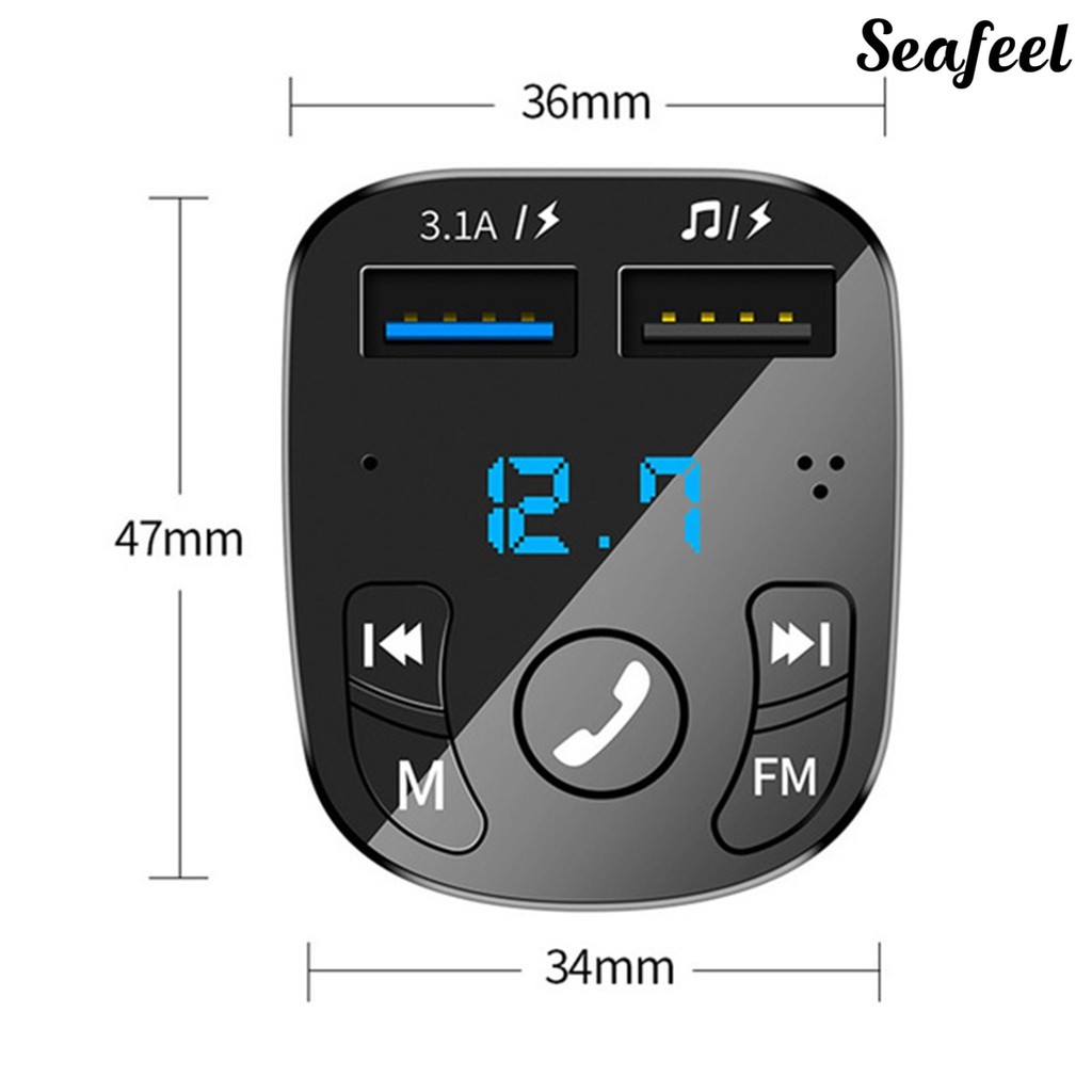 Máy Nghe Nhạc Mp3 Bluetooth 5.0 Cho Xe Hơi